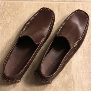 Cole Hann brown loafers, worn only one time!